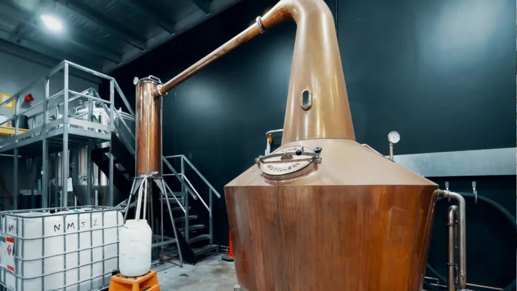 Spring Bay Distillery processing